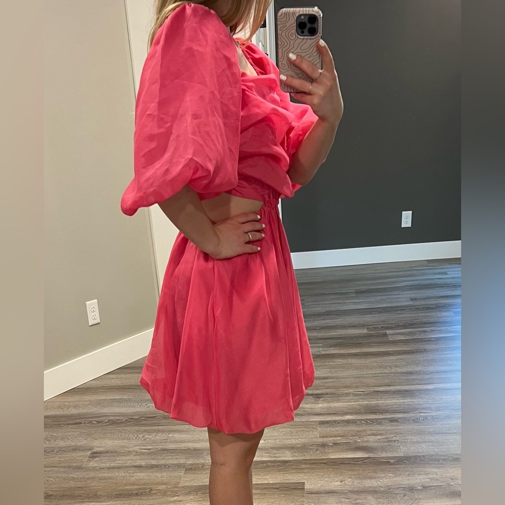 Hot Pink Dress - Picture 2 of 4